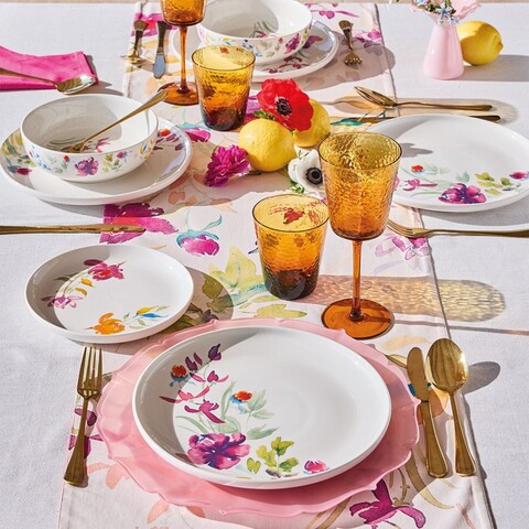 Serviciu de masa 18 piese Edge Iris, Andrea Fontebasso, portelan, multicolor