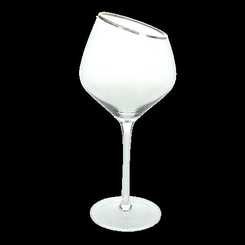 Set 6 pahare pentru vin rosu Margot, Andrea Fontebasso, 540 ml, sticla, auriu/transparent