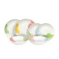 Serviciu de masa 18 piese Madison Acquerello, Tognana, portelan, multicolor