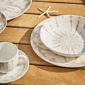 Serviciu de masa 18 piese Madison Mallorca, Tognana, portelan, alb/bej