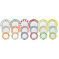 Serviciu de masa 18 piese Madison Vietri, Tognana, portelan, multicolor