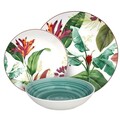 Serviciu de masa 18 piese Madison Tropicalia, Tognana, portelan, multicolor