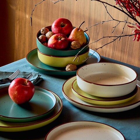 Serviciu de masa 18 piese Urban Ardenne, Tognana, ceramica, multicolor