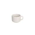 Set 6 cesti de cafea cu farfurie Edge, Tognana, 90 ml, New Bone China, bej