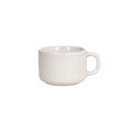 Set 6 cesti de cafea cu farfurie Edge, Tognana, 90 ml, New Bone China, bej