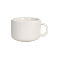 Set 6 cesti de ceai cu farfurie Edge, Tognana, 220 ml, New Bone China, bej