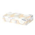 Set 6 cesti de ceai cu farfurie Madison Fascetta Oro, Tognana, 260 ml, portelan, alb/auriu