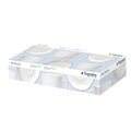 Set 6 cesti de ceai cu farfurie Madison Fascetta Platino, Tognana, 260 ml, portelan, alb