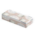 Set 6 cesti de ceai cu farfurie Ivy Quadro Mandorla, Tognana, 220 ml, New Bone China, alb/roz
