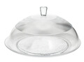 Platou tort cu capac Clear, Tognana, 33x18 cm, sticla, transparent
