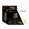 Set 6 pahare pentru vin Vinora, Tognana, 430 ml, sticla, transparent