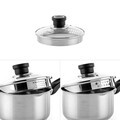 Cratita cu capac saucepan Sophia, Luigi Ferrero, 16x9 cm, 1.7 L, inox