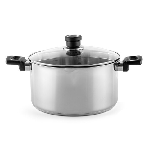 Oala cu capac Sophia, Luigi Ferrero, 26x14 cm, 7 L, inox