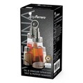 Oliviera 5 piese Vienna, Luigi Ferrero, 11x9.8x22 cm, 60 ml, 200 ml, inox/sticla
