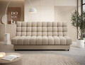 Canapea extensibila 3 locuri ELTAP, Clareta, 197x95x96 cm, lemn/poliester, bej