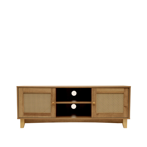 Comoda TV Notto, Homla, 120x40x45 cm, MDF, natur