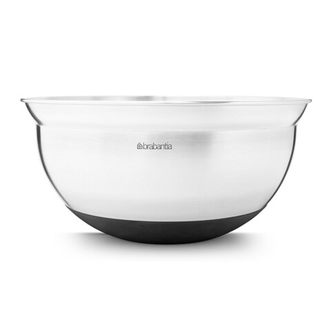 Bol pentru mixat, Brabantia, Matt, 26.2x12.6 cm, 3 L, inox, argintiu mat