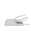 Scurgator de vase cu suport tacamuri, pliabil, Brabantia, SinkSide, 37x33x31.5 cm, aluminiu, gri deschis
