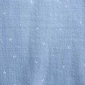 Lenjerie de pat King Size, Cordelia, Homla, 3 piese, 200x220 cm, bumbac, albastru/alb