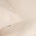 Lenjerie de pat dubla Defla, Homla, 3 piese, 160x200 cm, bumbac, bej
