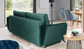 Canapea extensibila 3 locuri ELTAP, Meg28, Megis, 242x95x90 cm, lemn/poliester, verde inchis