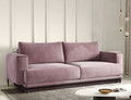 Canapea extensibila 4 locuri ELTAP, SO-DAL-24VE, Dalia, 248x84x95 cm, lemn/poliester, roz