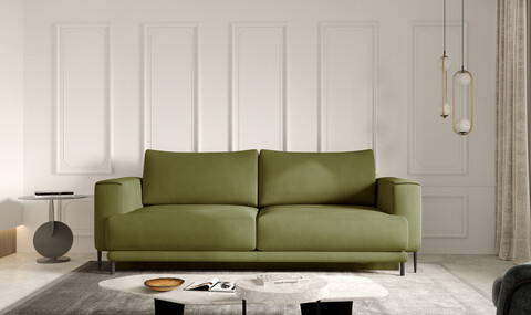 Canapea extensibila 4 locuri ELTAP, SO-DAL-33NU, Dalia, 248x84x95 cm, lemn/poliester, verde olive