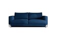 Canapea extensibila 4 locuri ELTAP, SO-DAL-40NU, Dalia, 248x84x95 cm, lemn/poliester, albastru inchis