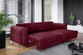 Canapea extensibila 4 locuri ELTAP, SO-ELI-25LO, Elise, 250x95x90 cm, lemn/poliester, rosu