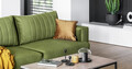 Canapea extensibila 4 locuri ELTAP, SO-ELI-33LO, Elise, 250x95x90 cm, lemn/poliester, verde olive