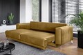Canapea extensibila 4 locuri ELTAP, SO-ELI-45LO, Elise, 250x95x90 cm, lemn/poliester, mustar