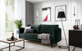 Canapea extensibila 4 locuri ELTAP, SO-REV-35LO, Revi, 215x98x92 cm, lemn/poliester, verde inchis