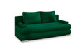 Canapea extensibila 3 locuri ELTAP, Milo, 213x95x90 cm, lemn/poliester, verde inchis
