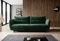 Canapea extensibila 4 locuri ELTAP, SO-SIL-35LO, Silva, 236x95x90 cm, lemn/poliester, verde inchis