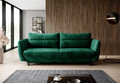 Canapea extensibila 4 locuri ELTAP, SO-SIL-35NU, Silva, 236x95x90 cm, lemn/poliester, verde inchis