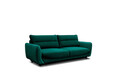 Canapea extensibila 4 locuri ELTAP, SO-SIL-35NU, Silva, 236x95x90 cm, lemn/poliester, verde inchis