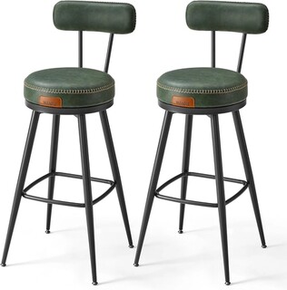 Verde, Set 2 scaune de bar H101 cm