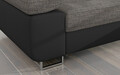 Coltar extensibil stanga 4 locuri ELTAP, Armd-15, Armando, 289x203x85 cm, lemn/poliester, gri/negru