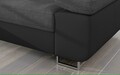 Coltar extensibil stanga 4 locuri ELTAP, Armd-20, Armando, 289x203x85 cm, lemn/poliester, gri deschis/negru