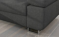 Coltar extensibil stanga 4 locuri ELTAP, Armd-81, Armando, 289x203x85 cm, lemn/poliester, gri inchis