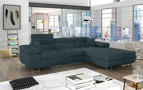 Coltar extensibil dreapta 4 locuri ELTAP, Armd-371, Armando, 289x203x85 cm, lemn/poliester, verde