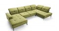 Coltar dreapta 6 locuri ELTAP, RT-10VER, Bretan, 350x205x107 cm, lemn/poliester, negru
