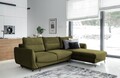 Coltar extensibil dreapta 3 locuri ELTAP, RT-33NU, Silva, 276x201x100 cm, lemn/poliester, verde olive