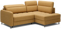 Coltar extensibil dreapta 3 locuri ELTAP, RT-45MAN, Barea, 208x160x100 cm, lemn/poliester, mustar