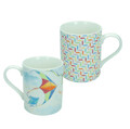 Set 2 cani, Aria, Brandani, 8x10 cm, portelan New Bone China