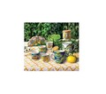 Set 2 cani, Citrus Blue, Brandani, 9x10 cm, portelan