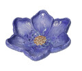 Platou decorativ, Flora Purple, Brandani, D22x6.5 cm, rasina