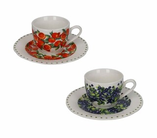 Set de cafea 4 piese Fruits v2