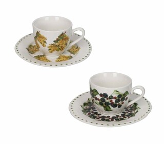 Set de cafea 4 piese Fruits