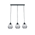 Lustra ELTAP, Benigne, 70x25x110 cm, 3xE27, 15W, otel, negru